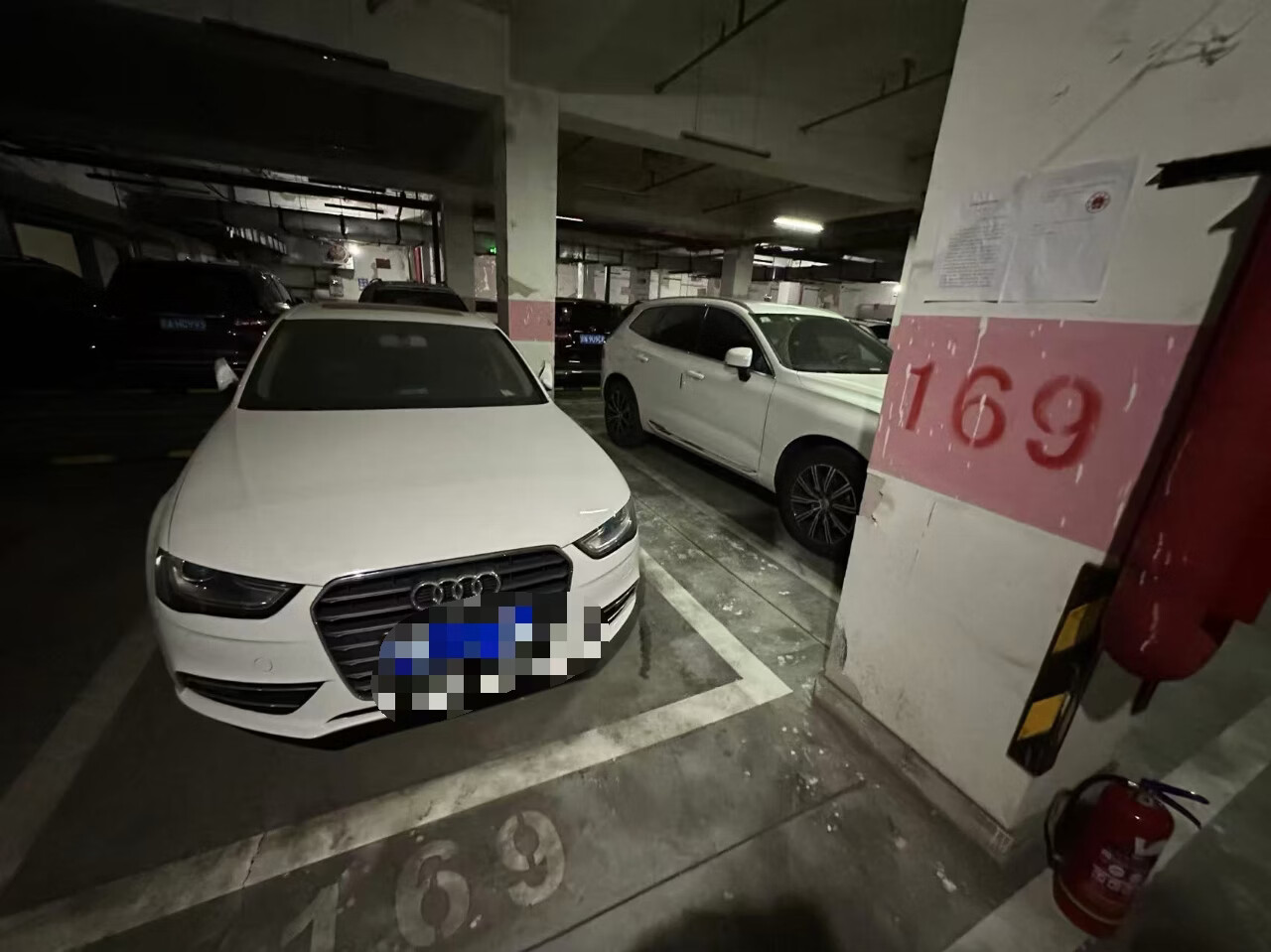 草桥欣园四区七号地下车库-1层169号车位